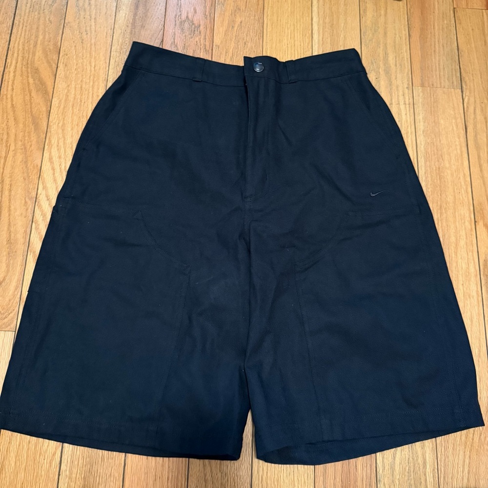 New NWT Nike Carpenter Shorts Loose Fit Black Thick Fabric XL 10" Inseam